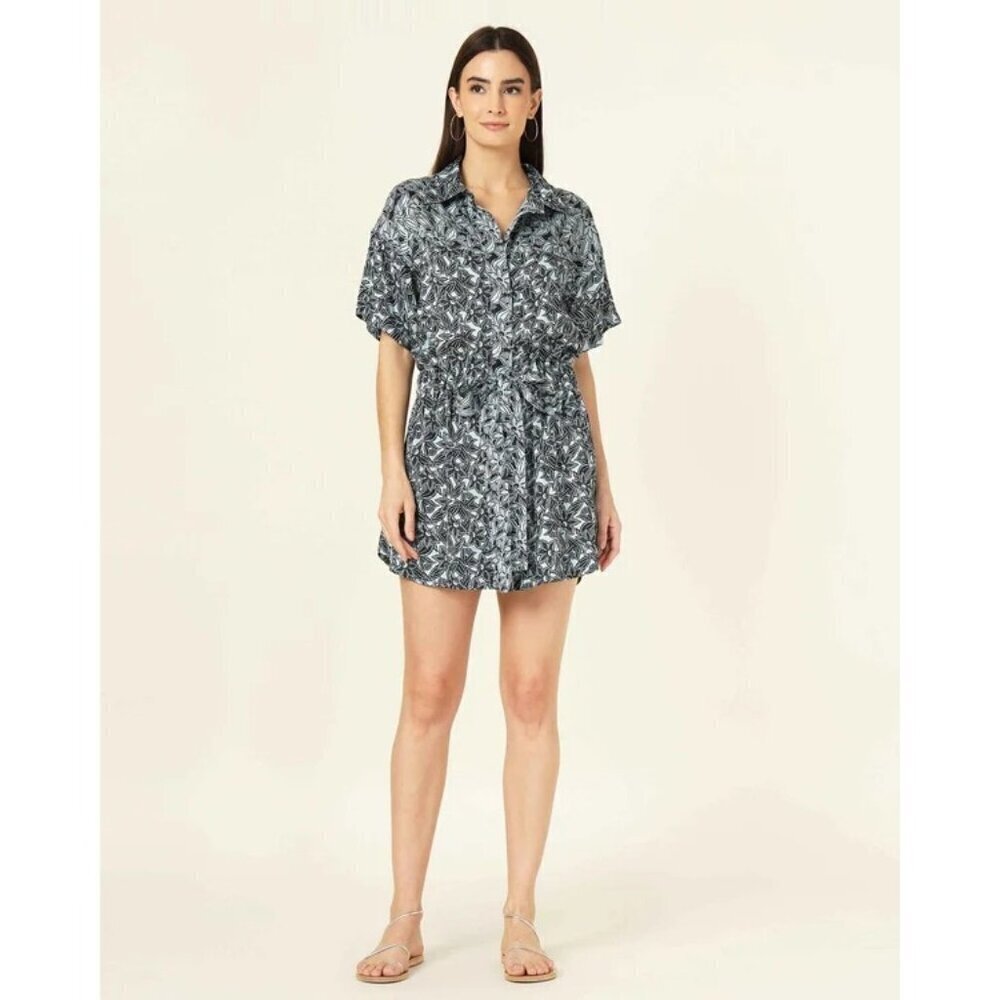 Anthropologie Omika Abby Mini Dress Mina Fleet Womens Size Small